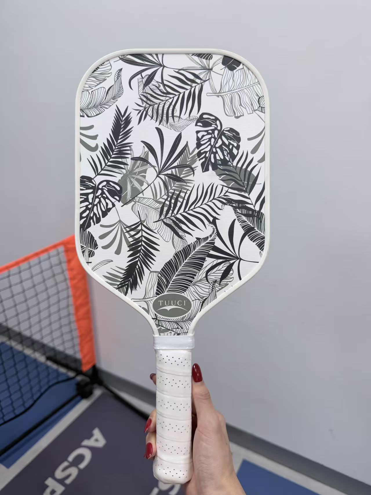 Crepe Pan Carbon - مضرب بيكلبول مطبوع على الوجهين بتصميم