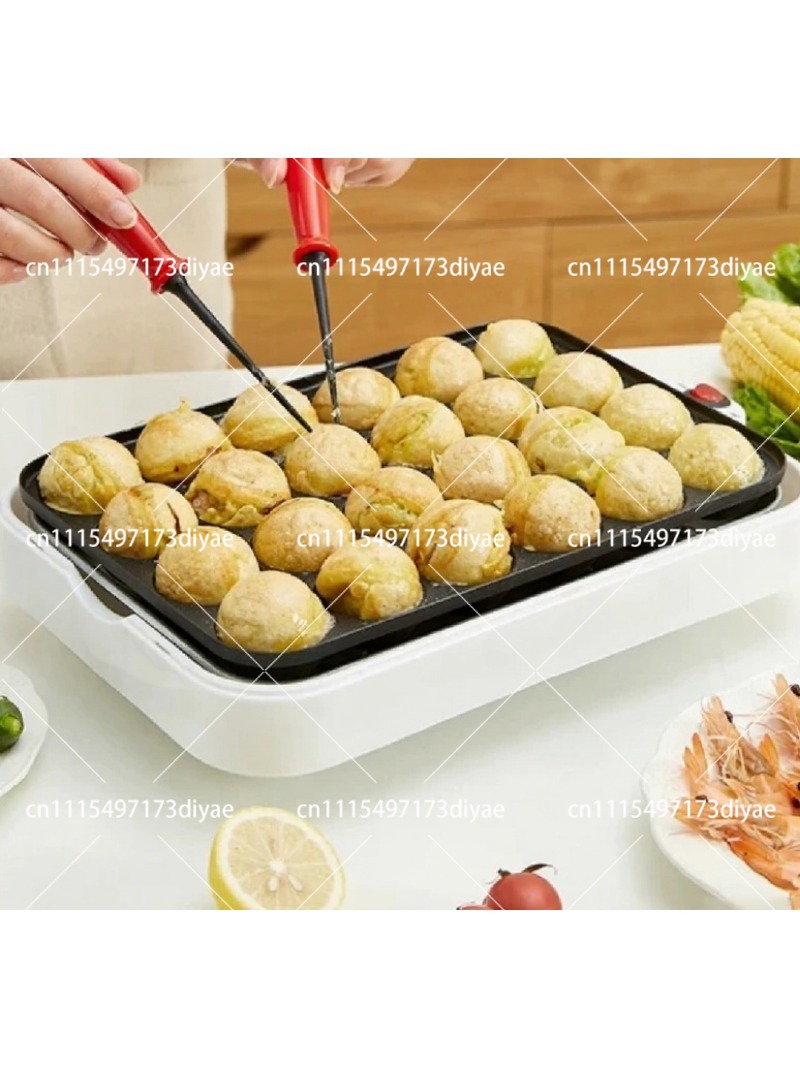 آلة صنع كرات الأخطبوط التجارية - مراجعة Takoyaki Grill Plate وسعره