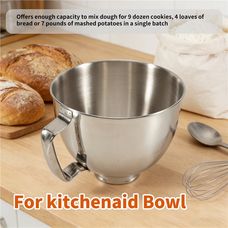 A84X - وعاء خلاط من الفولاذ ال - مراجعة Kitchenaid Mixer Artisan 5Qt وسعره
